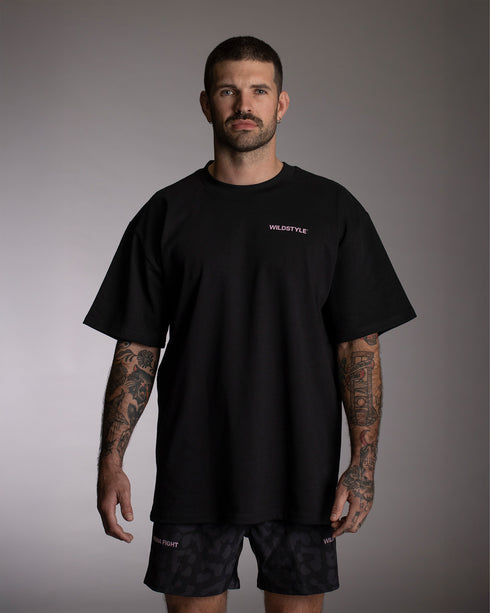 WANA (We All Need Anarchy) FIGHT Heavy Oversized T-Shirt